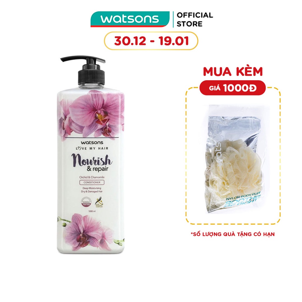 Dầu Xả Watsons Orchid &amp; Chamomile Conditioner 1000ml