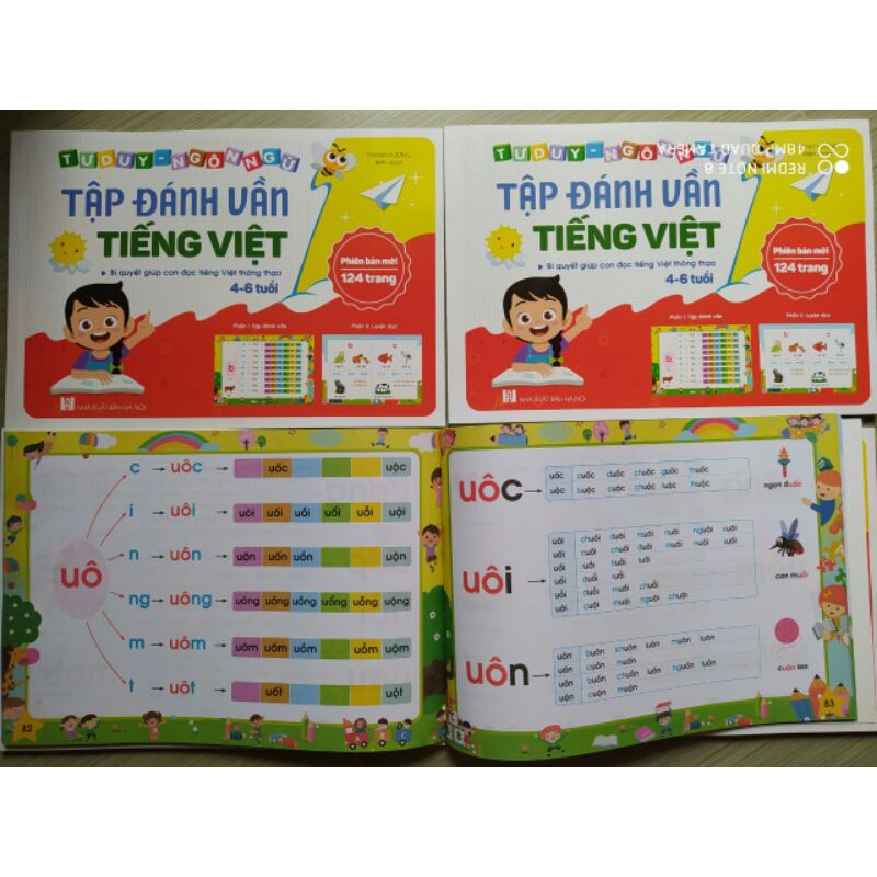 Tập đánh vần 124 trang (4-6t)