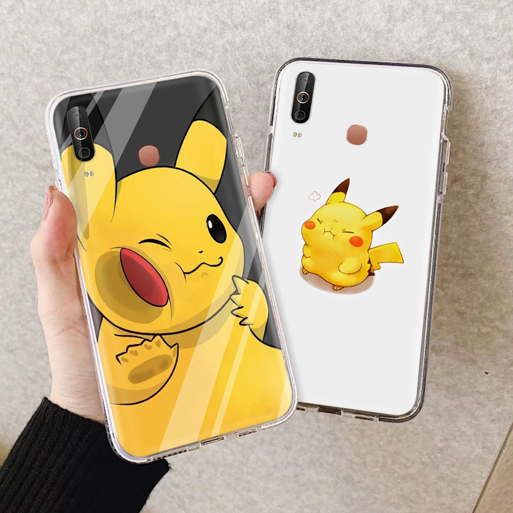 POKÉMON Ốp Điện Thoại Mềm Trong Suốt Hình Pikachu 221gt Cho Asus Zenfone Max 3 Zoom 4 5 5z Selfie Plus M1 M2 Pro