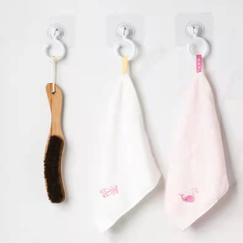 Bộ 10 Móc Dán Tường Siêu Dính 360 Độ° Móc Treo Áo Khoác Gắn Tường Xoay Được Chống Nước