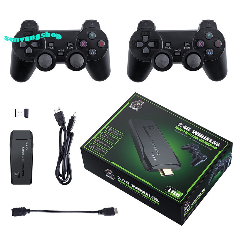 [ Đã up game mới ] Máy Chơi Game, Stick 4k HDMI Ultra HD - Máy điện tử 4 nút không dây - tích hợp 3520+ games | BigBuy360 - bigbuy360.vn
