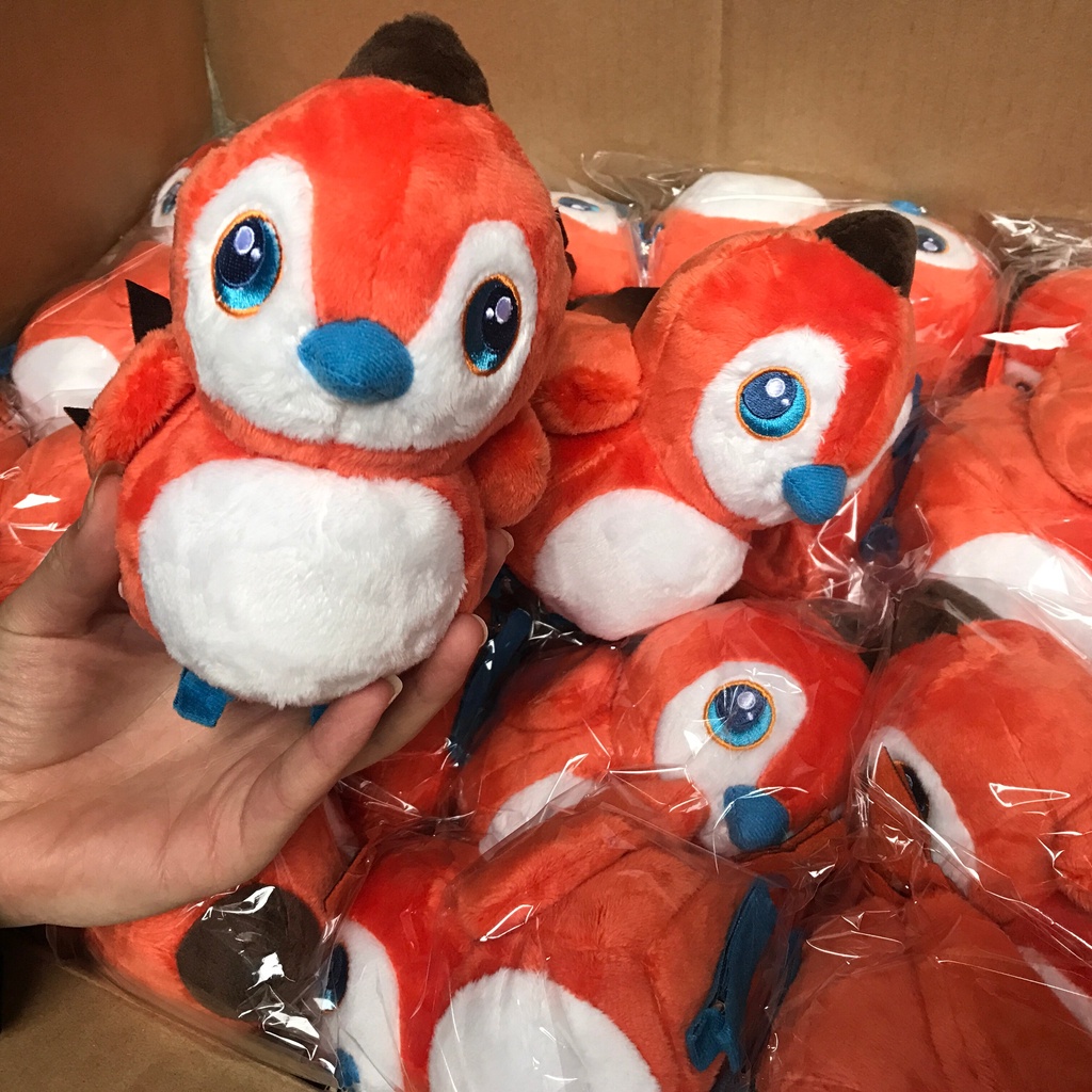 15cm WOW Pepe Bird Plush Toy Game World Hearthstone Pillow Stuffed Doll Orange Birds for Children kids gift