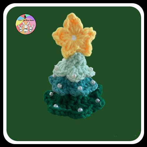 Móc khóa noel cây thông mini dễ thương
