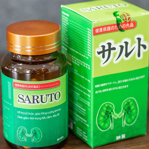 Tăng cường sinh lý nam SARUTO hỗ trợ bổ thận tráng dương giảm đau lưng mỏi gối tiểu đêm xuất tinh sớm loạn cương dương