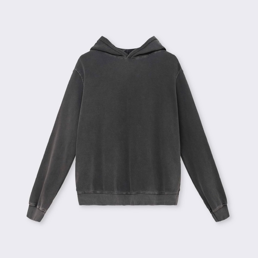 Áo hoodie Wash Plain MSW town, áo nỉ có mũ nam nữ unisex form basic