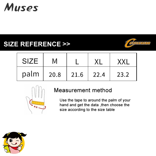 Muse07 Găng tay thể thao chống trượt , chống thấm nước , dùng được với màn hình cảm ứng