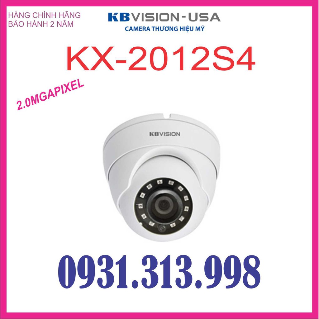 Camera Dome 4 In 1 Hồng Ngoại 2.0 Megapixel KBVISION KX-2012S4