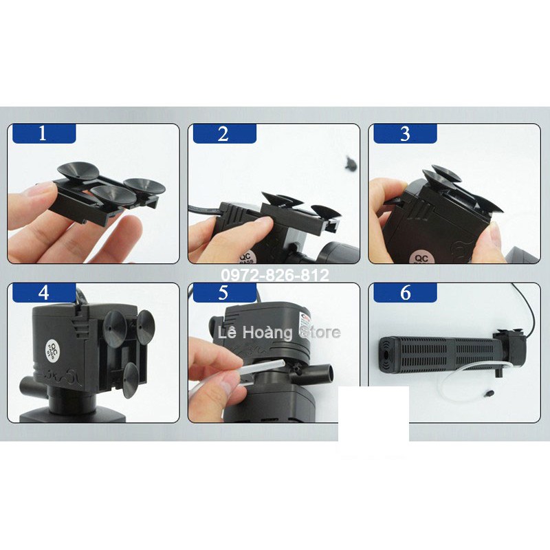 Lọc Nước Bể Cá Cảnh RS 3002 - 3003 - 3004