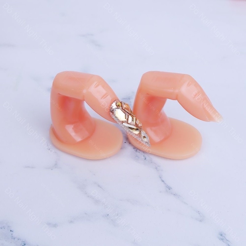 Ngón tay giả học làm nail, tập vẽ gel đắp móng chuyên dụng