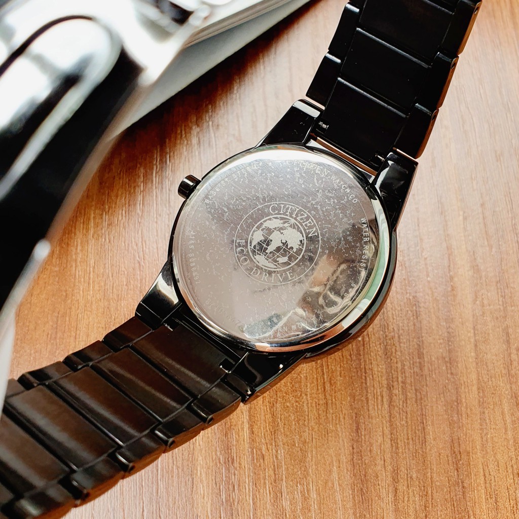Đồng hồ nam CITIZEN Axiom Eco-Drive Black Dial Men’s Watch - model : AU1065-58G