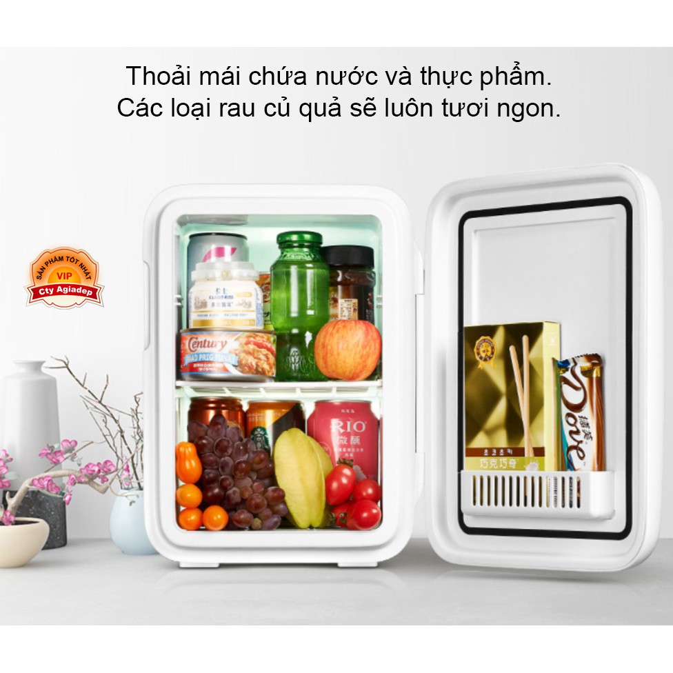 [Mã ELHA22 giảm 6% đơn 300K] Tủ lạnh mini KEMIN Cao cấp (Dùng cả trên oto xe hơi và trong nhà) - Loại 10L