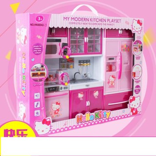 Bộ đồ chơi nấu ăn nhà bếp hello kitty