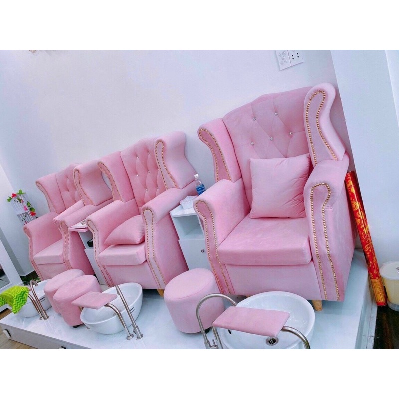 CÂY GÁC CHÂN,KỆ GÁC CHÂN, THANH INOX GÁC CHÂN LÀM MÓNG, LÀM NAIL HOPU-350Na