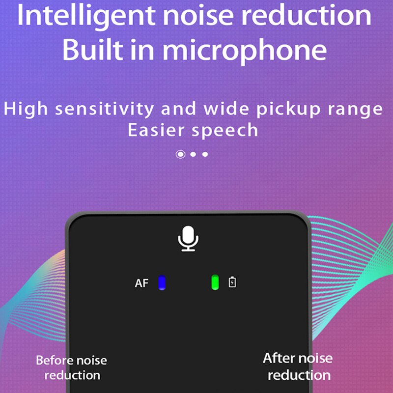 Micrô cài áo không dây SK750 cho Apple/Android, ghi âm ngoài trời và livestream, hỗ trợ theo dõi và giảm tiếng ồn