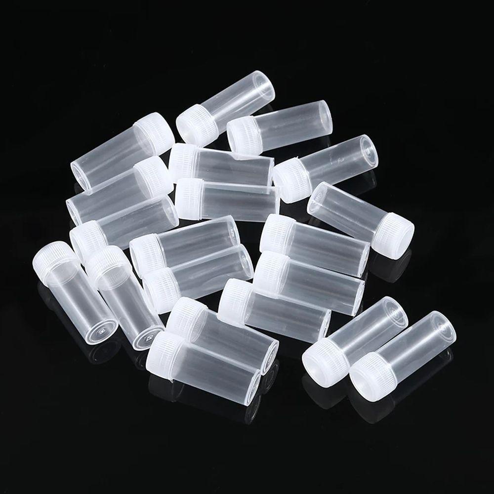 SOMEDAYZL Set 20 Ống Nghiệm Mini 5ml Có Nắp Vặn Tiện Dụng