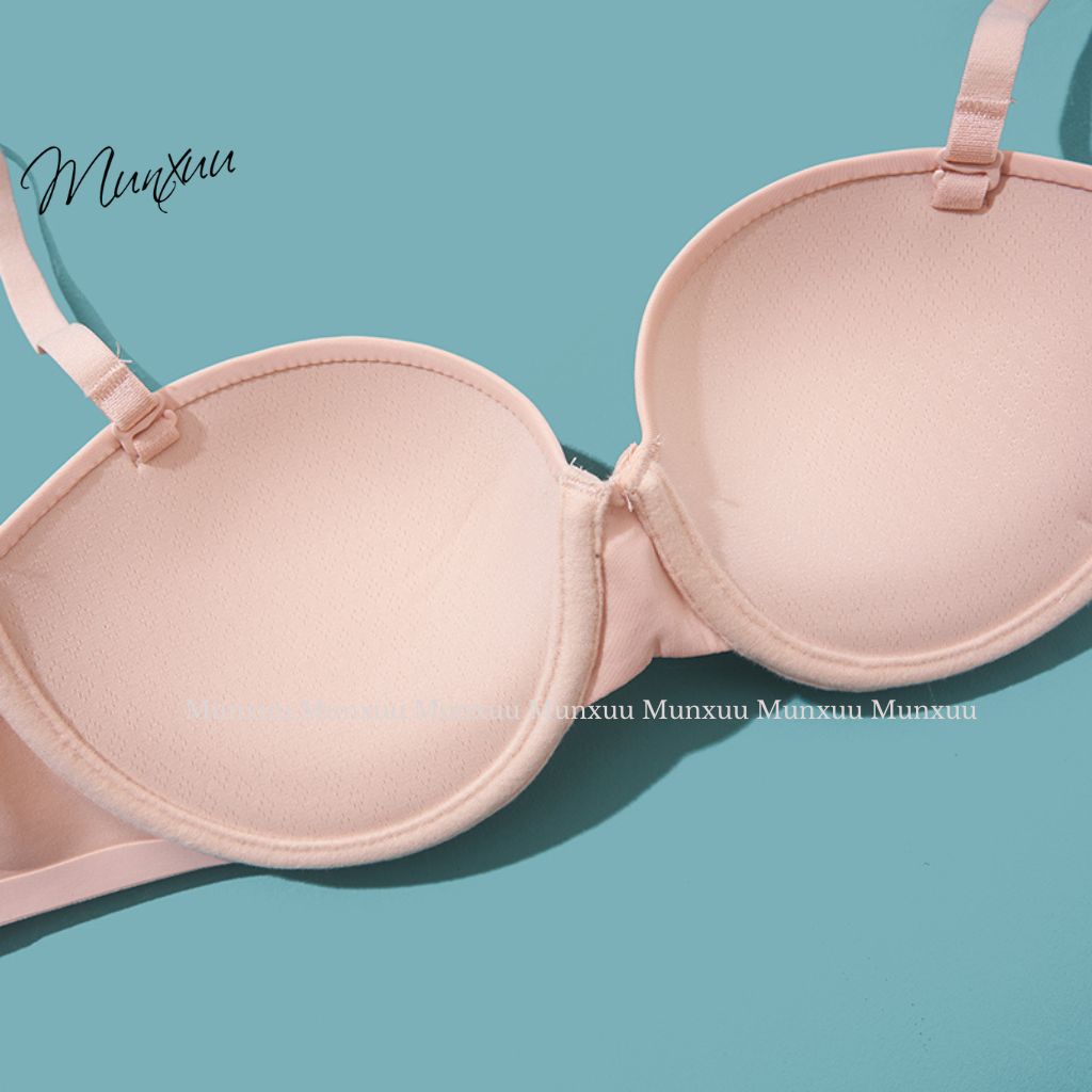 Áo lót nữ cúp ngực MUNXUU có gọng đệm dày vừa chống tụt siêu nâng đẩy ngực - AV52