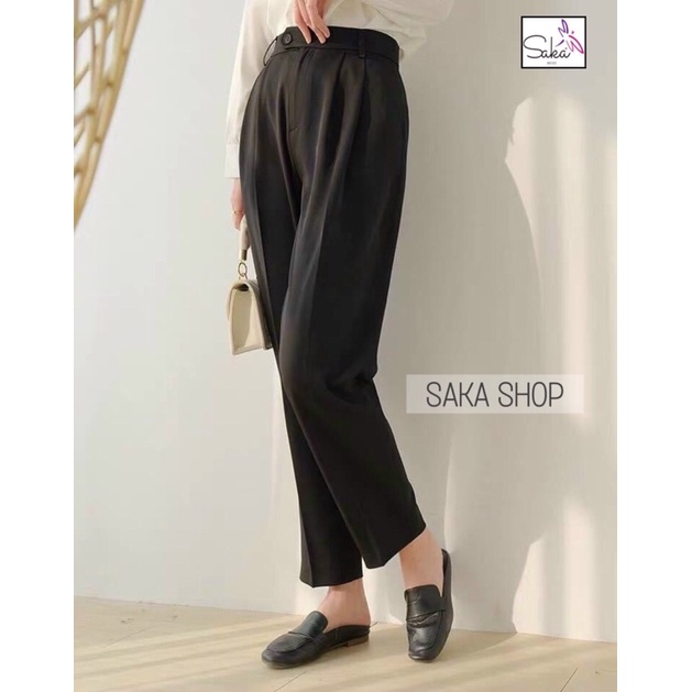 Quần tây nữ công sở dáng rộng thoải mái dễ chịu nhiều màu mã 46522