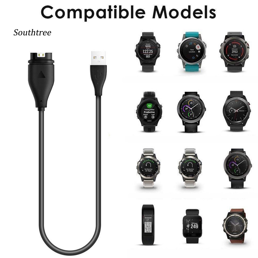 2 Dây Cáp Sạc Nhanh Cho Đồng Hồ Thông Minh Garmin Fenix 6 6s 6x Vivoactive 3