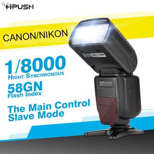 [NEW 100%] Đèn Flash Speedlite HPUSN HB-K9 Dùng Cho Máy Ảnh Canon / Nikon