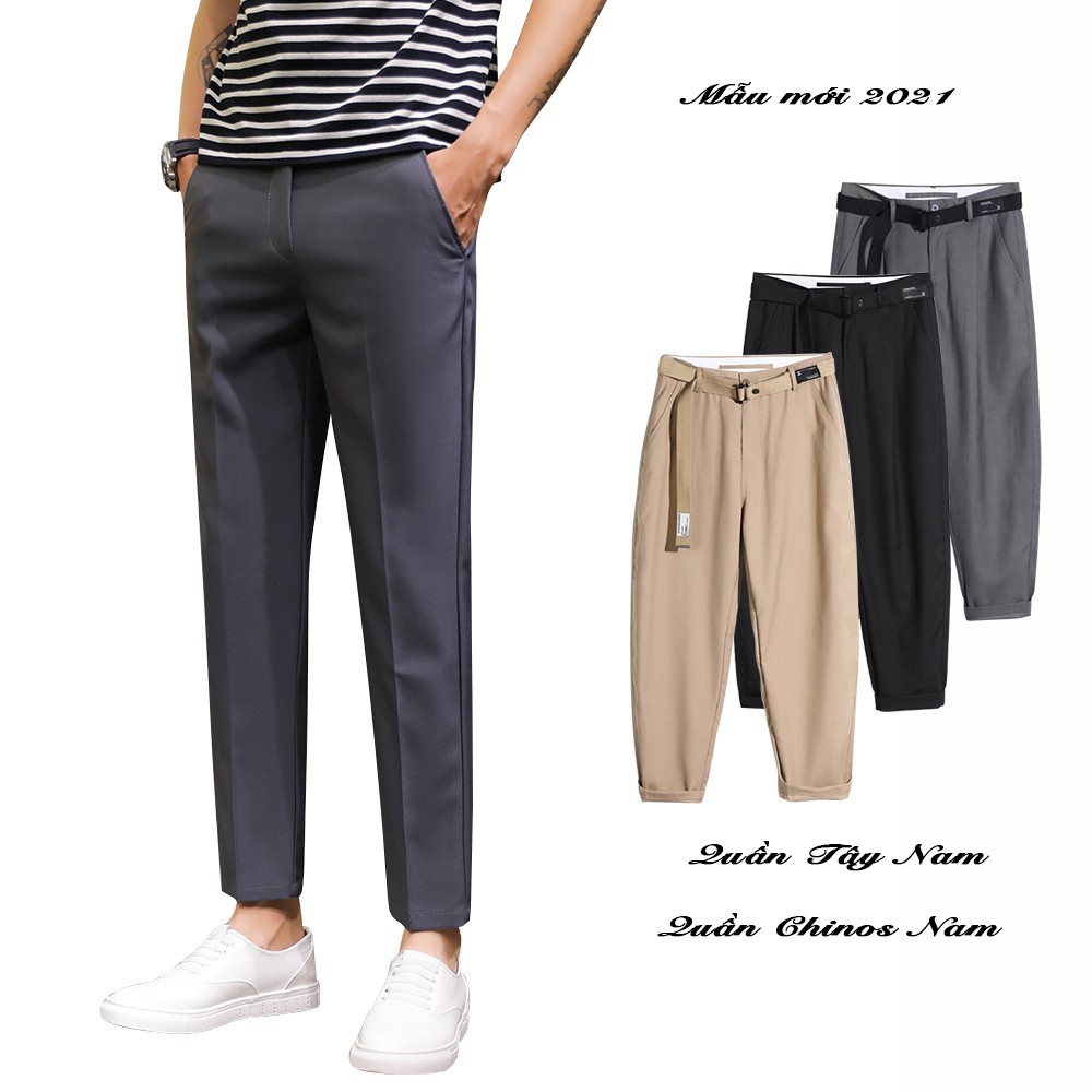 Quần Tây Công Sở Dáng Baggy Quần Âu Chinos Nam Thanh Lịch Khoá Cài  SEPTEMBERGIRL JOGGER NAM 9000066C8 | BigBuy360 - bigbuy360.vn