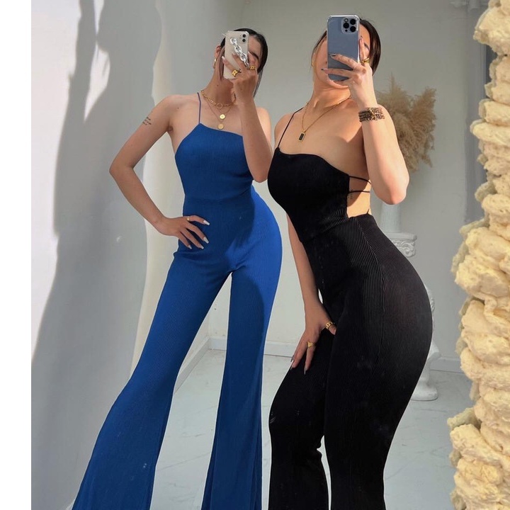 JUMSUIT ÔM BODY DÁNG DÀI C2166