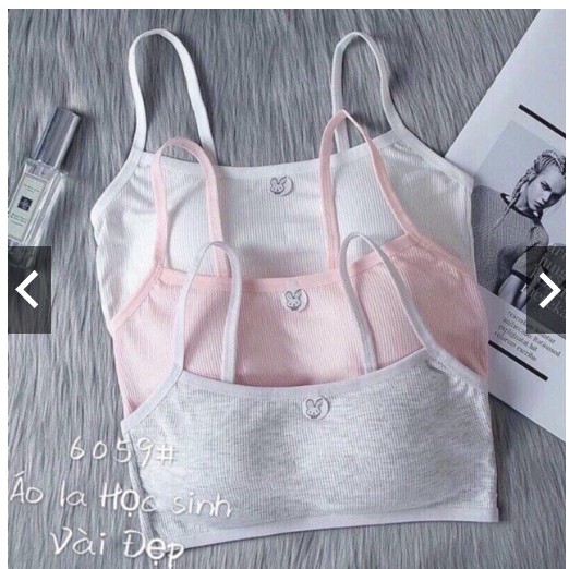 Áo Lót Nữ💖FREE SHIP💖Áo Lót Không Gọng Nâng Ngực Bra Hai Dây Học Sinh