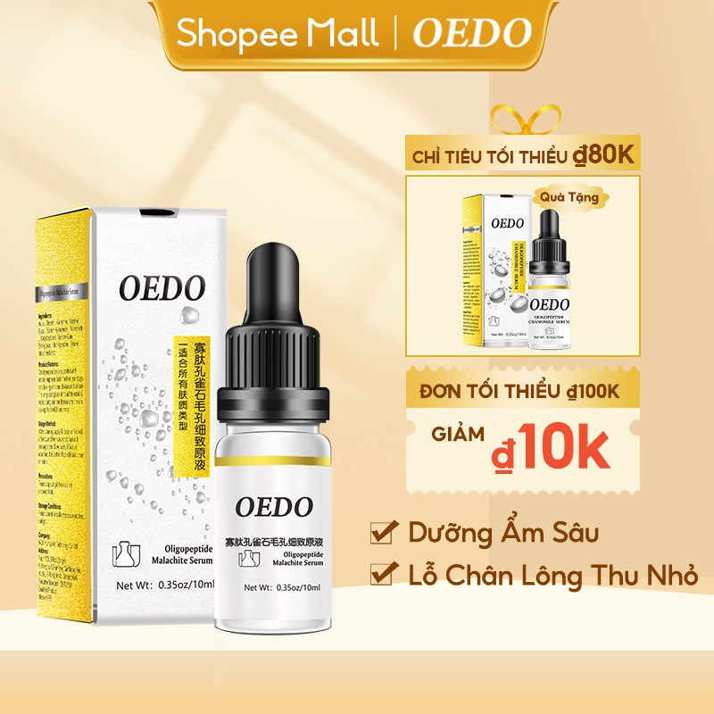 Tinh Chất Oligopeptide OEDO Và Săn Chắc Da Thu Nhỏ Lỗ Chân Lông Dưỡng Ẩm Dung 10ml