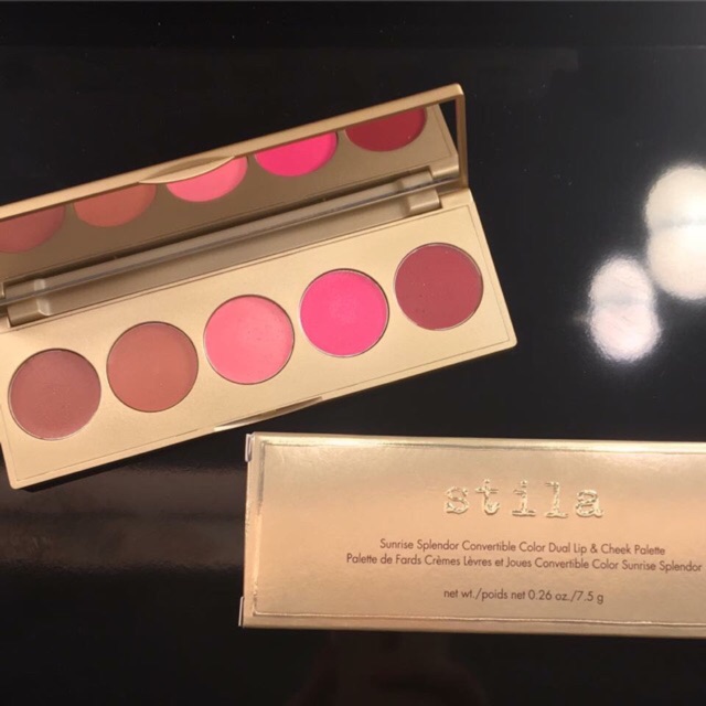 Stila 🌸 Bảng màu má và son môi Convertible Color Dual Lip & Cheek Palettes
