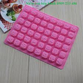 Khuôn đổ chữ cái socola sillicon