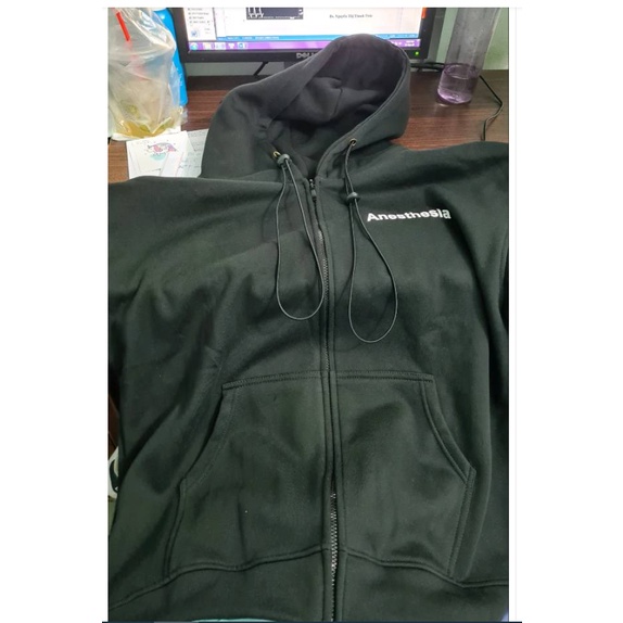 Áo KHOÁC Hoodie AN BIỂN NHẠT ANESTHESIA Ulzzang Unisex (Dây kéo TRẮNG) 1hitshop