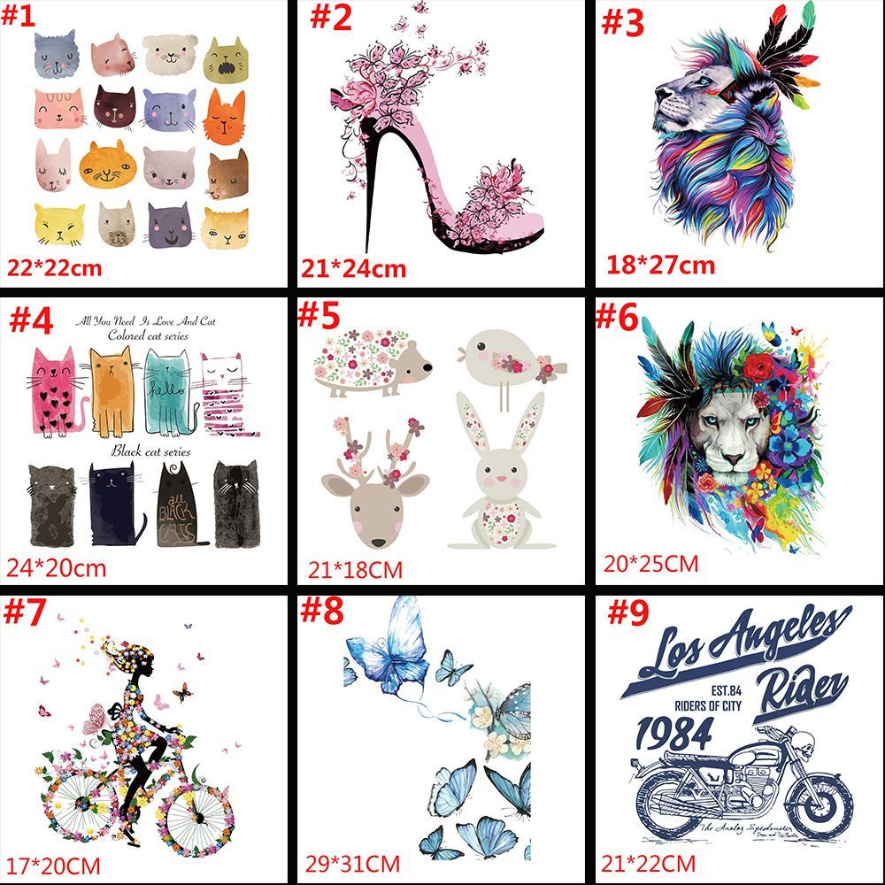 Miếng dán ủi quần áo hình hoạt hình dễ thương