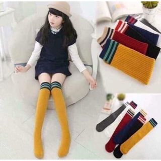 Set 5 tất len cao cổ giả bốt cho bé gái