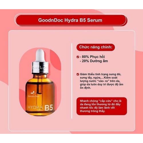 Serum Hydra B5 GoodnDoc Hàn Quốc Chính Hãng 30ml