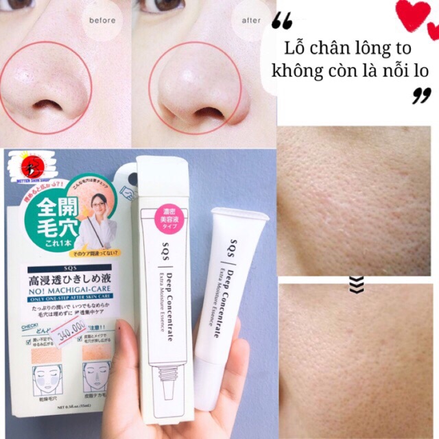 TINH CHẤT SE KHÍT LỖ CHÂN LÔNG SQS DEEP CONCENTRATE EXTRA