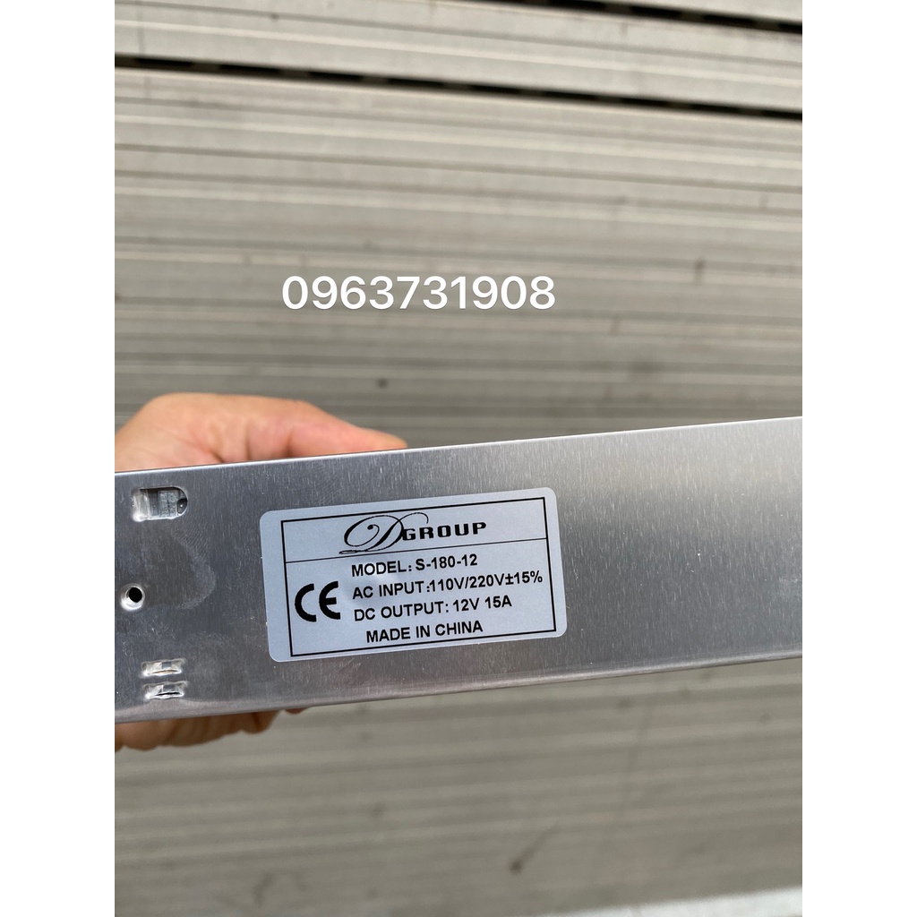 Nguồn 12V 15A hệ thống camera bảo hành 12 tháng