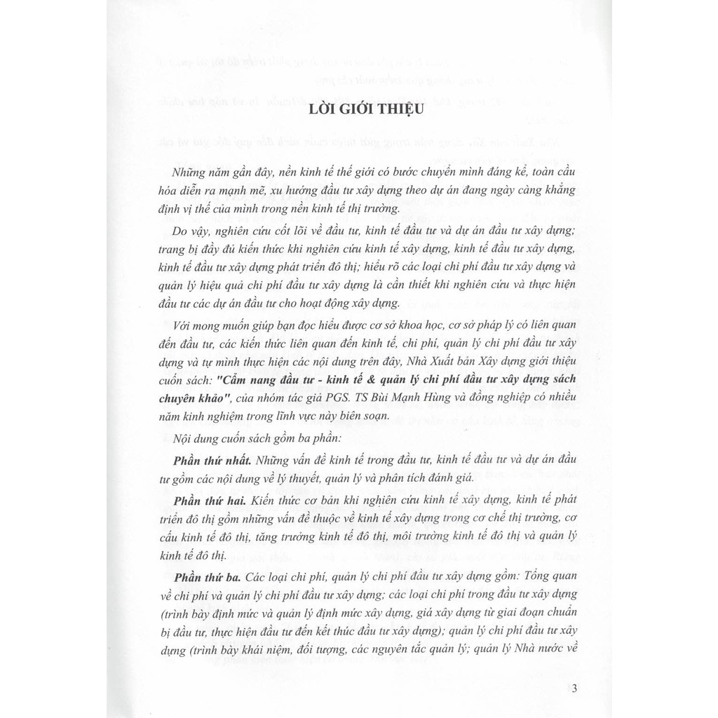 Sách - Cẩm Nang Đầu Tư - Kinh Tế &amp; Quản Lý Chi Phí Đầu Tư Xây Dựng