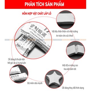 Xi Măng Trắng Chống Thấm Cách Nhiệt Bùn Đất Sét Keo Trám Tường Nhà Lỗ Điều Hoà Đường Ống Nước