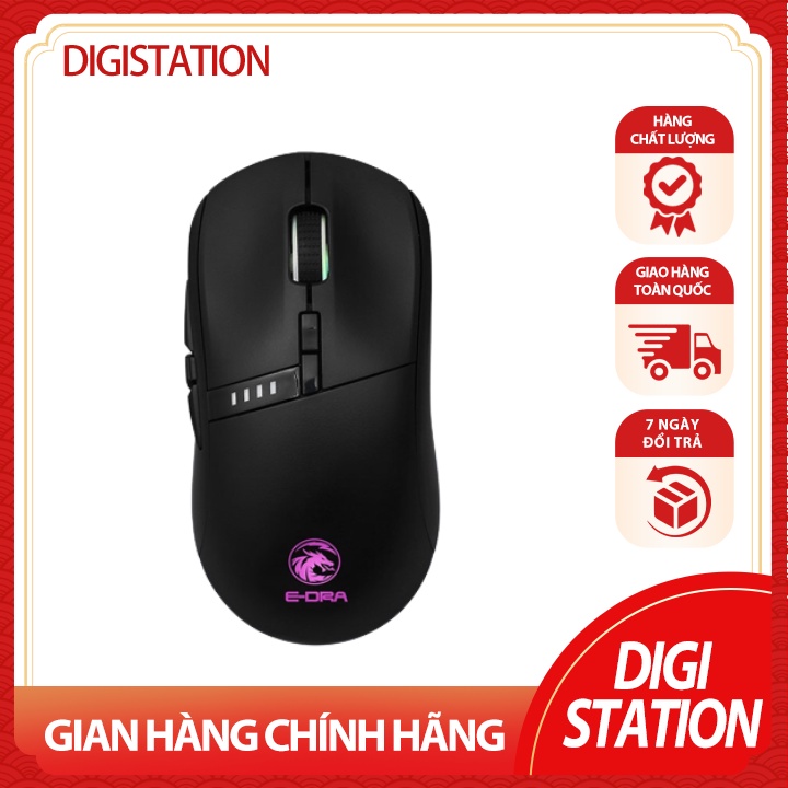 Chuột Không Dây E-Dra EM620W Sở Hữu Kết Nối Không Dây Cực Kỳ Tiện Lợi, Độ Trễ Thấp