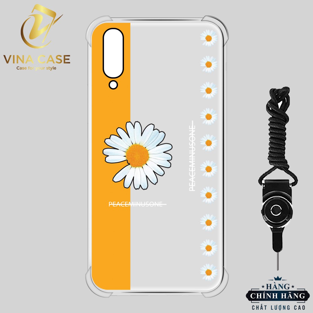 Ốp lưng Samsung A50/A50S/A30S Hoa Cúc Peaceminusone chống sốc trong(sản phẩm có 6 mẫu)-Tặng kèm dây đeo điện thoại