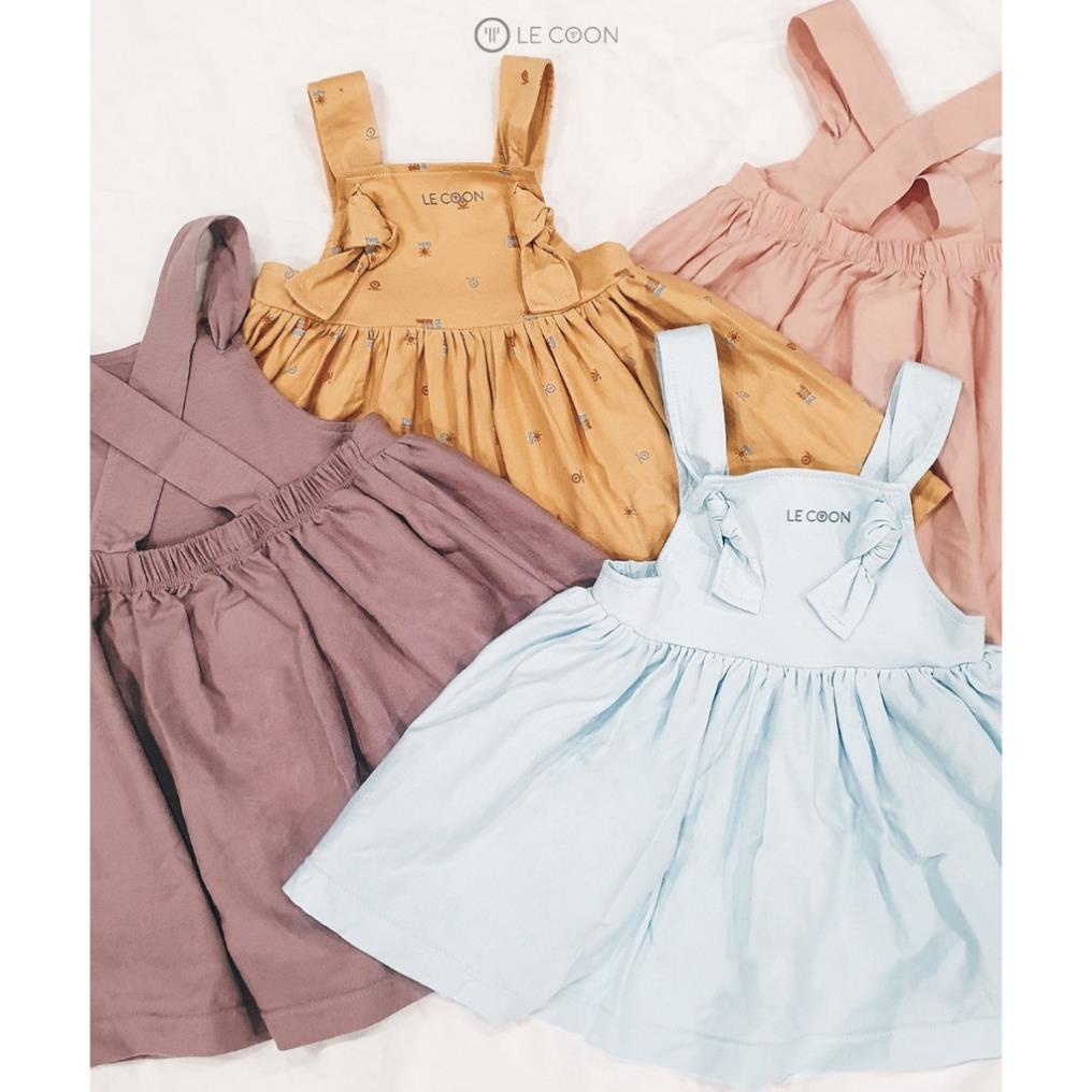 LE COON Váy yếm lửng dây thắt cho bé