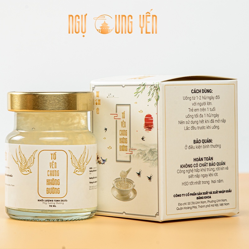 Set yến sào 6 hũ - Tổ yến chưng nguyên chất không đường - Yến sào Ngự Cung Yến | BigBuy360 - bigbuy360.vn