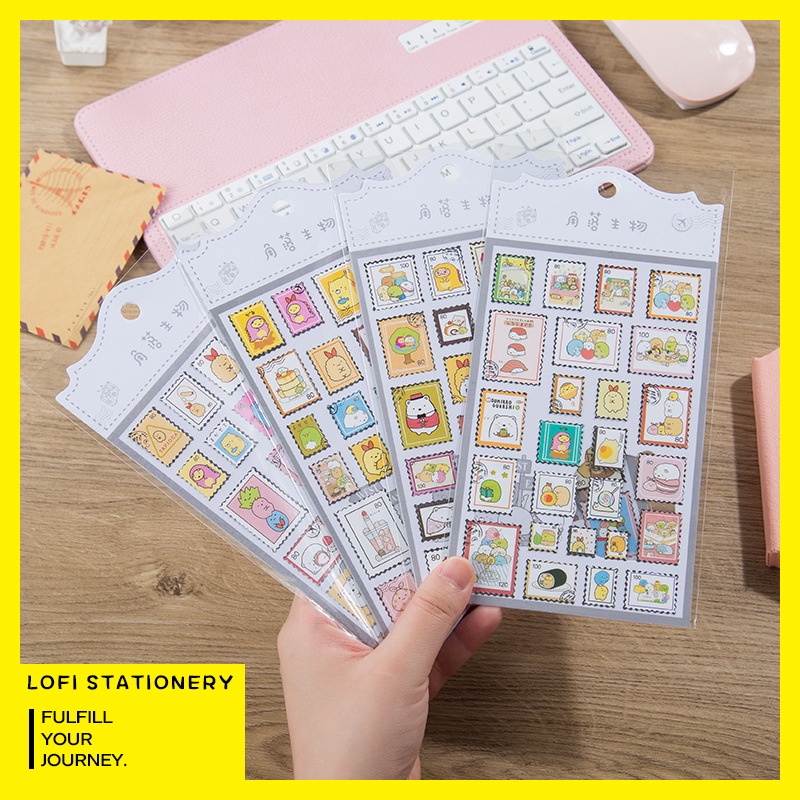 1 Tờ sticker Dán Trang Trí Dễ Thương