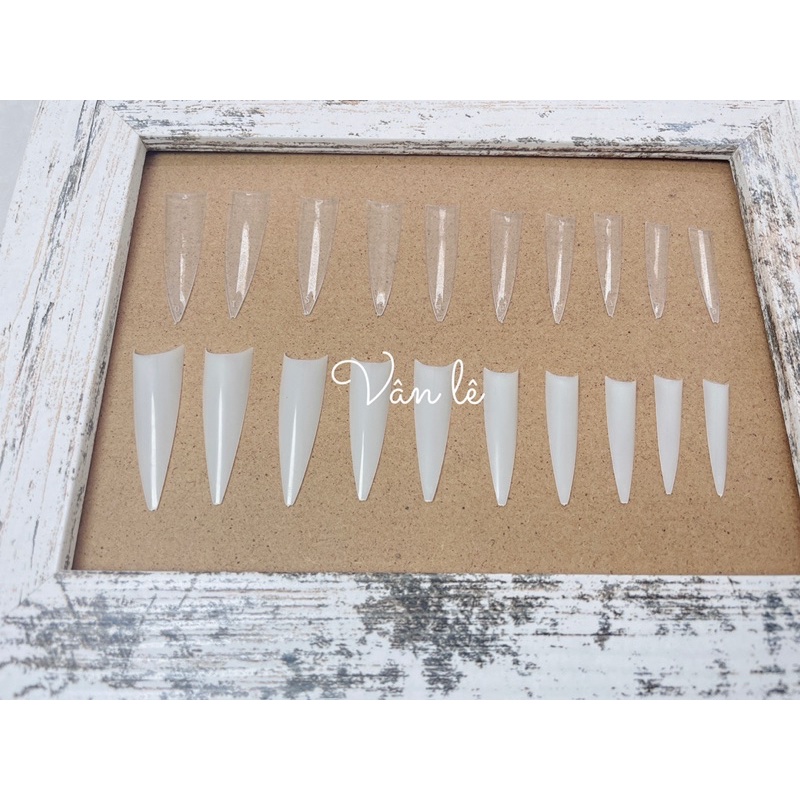 móng nối nhọn dài dùng để nối móng và đắp gel 500 móng típ hàn