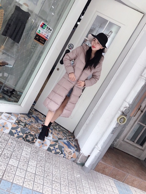 ÁO PHAO DÁNG DÀI ĐẠI HÀN CÓ MỦ