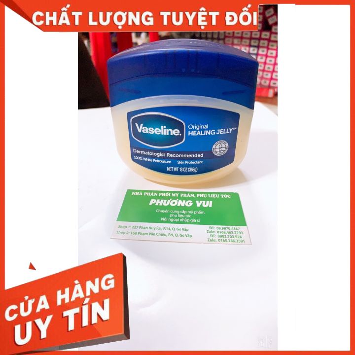 Sáp Dưỡng ẩm  VASELINE Hủ 368g (Của Mỹ )dưỡng ẩm chống nứt nẻ toàn thân-dùng cho spa phun săm -