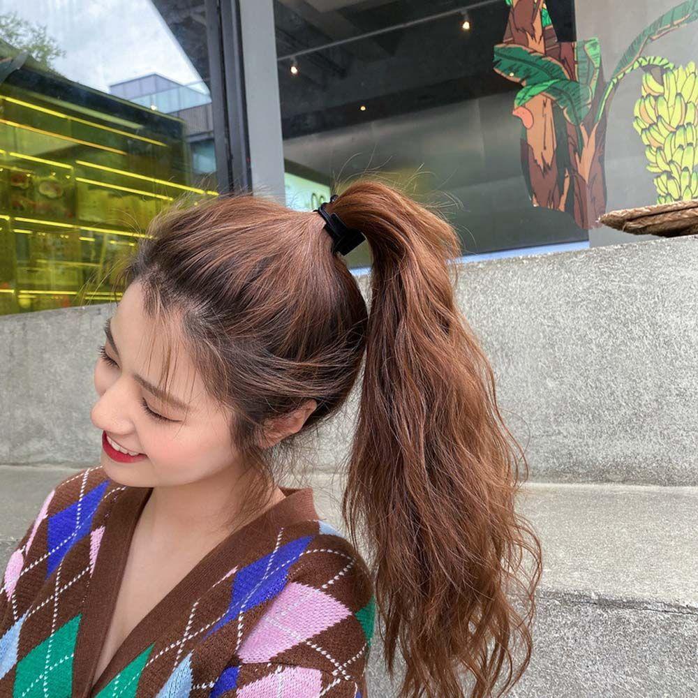 JARRED Kẹp Tóc Càng Cua Chất Liệu Nhung Màu Đen / Đỏ Kiểu Dáng Đơn Giản Thanh Lịch Dành Cho Nữ