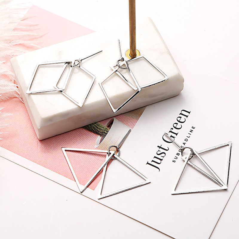 Bông Tai Hoa tai Mạ Bạc 925 Xinh Xắn Phong Cách Hàn Quốc thanh lịch