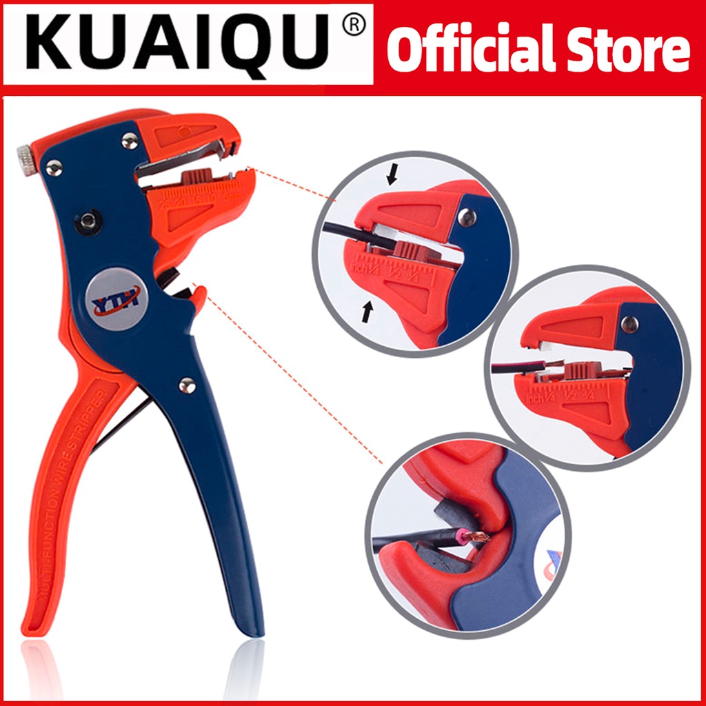 Kìm tuốt dây điện dây cáp bấm cáp đa năng kẹp dây cáp Kìm thợ điện