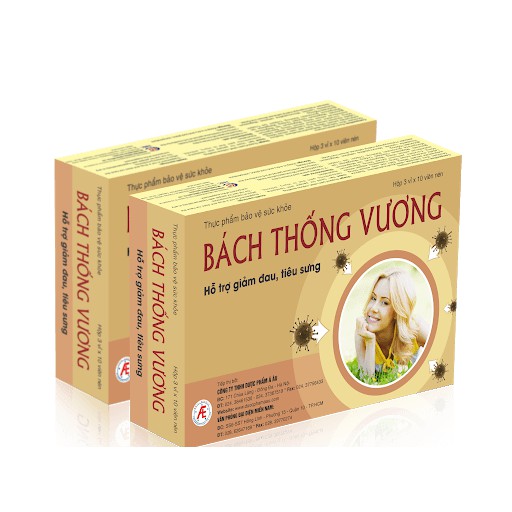 Bách Thống Vương - Hỗ trợ giảm đau đầu, đau xương khớp, đau bụng kinh - Phan An CN383