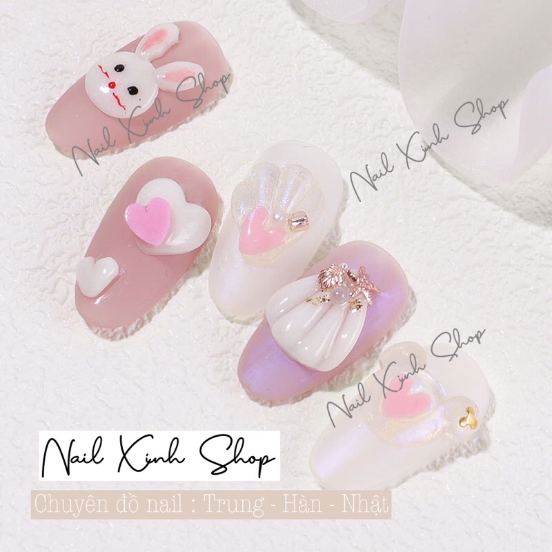 Gel nặn 3D , nặn hình nổi , gel Pvc định hình móng up